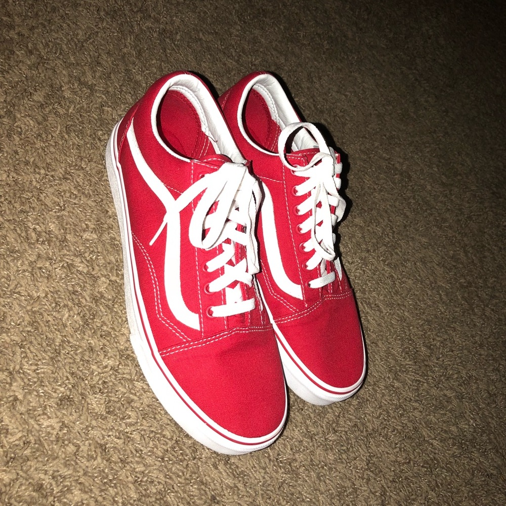 Red Old Skool Vans